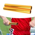 thumbnail image 6 of MAGIDEAL 2 pieces in aluminum aluminum relay sticks in alloy running sticks portable Team Gold, 6 of 8