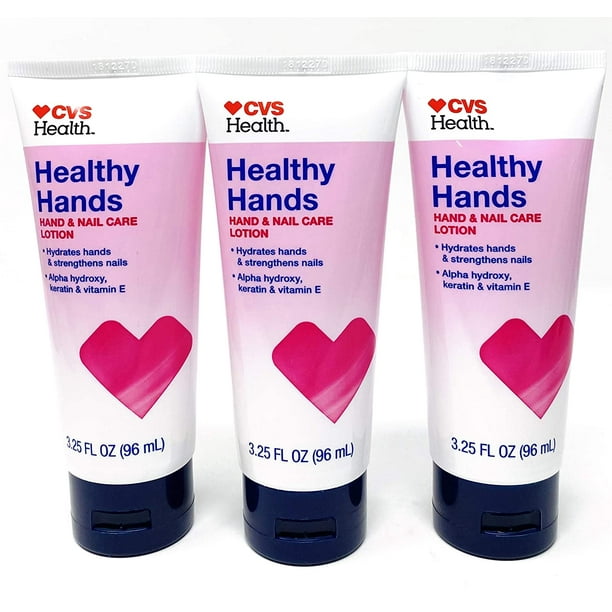 CVS Healthy Hands Hand & Nail Care Lotion 3.25 Fl Oz (3 Pack) Walmart