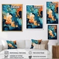 thumbnail image 4 of Designart "The Whimsy Of Lakes And Rivers In Waterscapes I" Landscape Lake River Floater Framed Wall Art Prints, 4 of 5