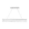thumbnail image 3 of WAC Lighting Effervescent 45" LED 3000K Transitional Aluminum Pendant in Chrome, 3 of 5