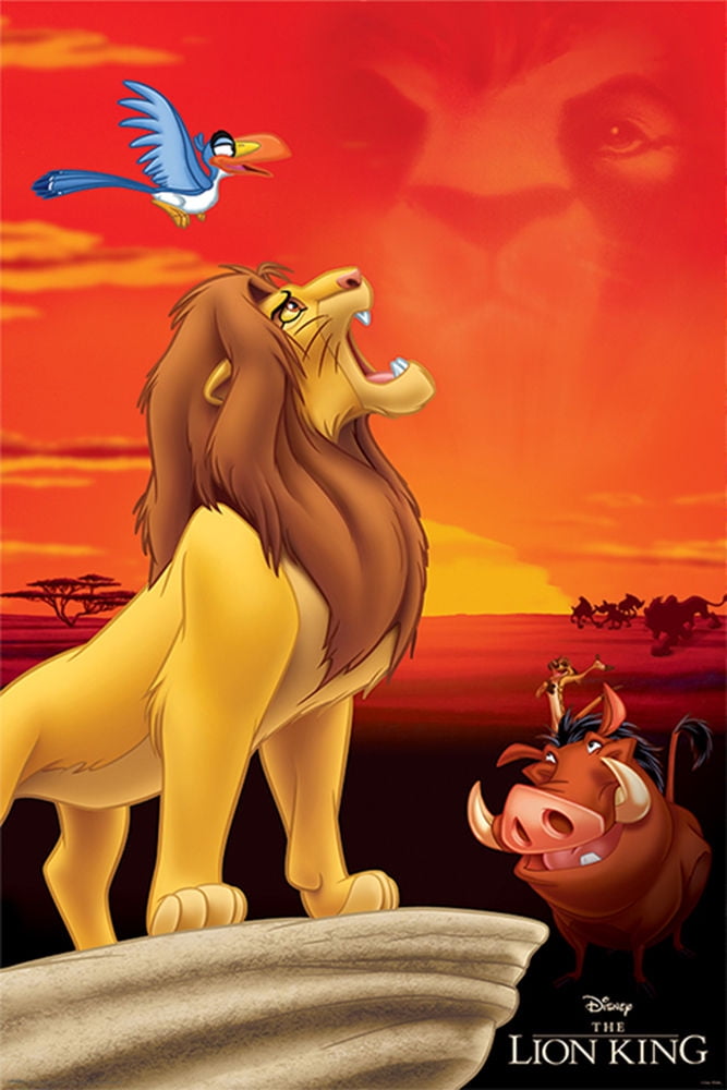 The Größe 61x91,5 cm Lion King Film Poster One Sheet 