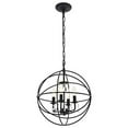 thumbnail image 3 of Wallace 4 light Matte Black Pendant, 3 of 4