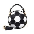 thumbnail image 3 of breaise Basketball Shaped Purse Girls Women Zipper Cross Body Bag Trendy PU Handbag Shoulder Bag, 3 of 3