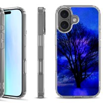 For iPhone 17 Shockproof Protective Phone Case, by OneToughShield - Night Tree