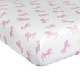 thumbnail image 2 of Kids Rule Soft Brushed Pink Iridescent Unicorn sheet Set, 2 of 3