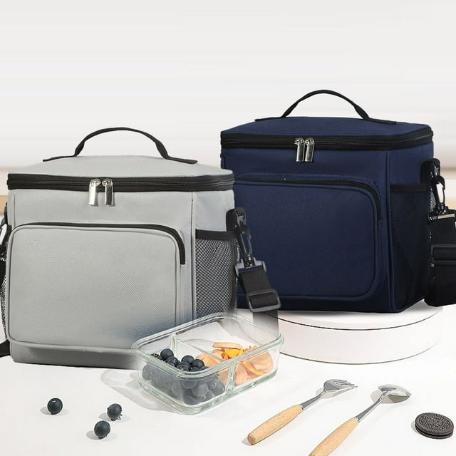 Lunch Bag 1 | Insulated 10L Reusable Lunch with Fabric & Adjustable Strap for Work School Outdoor Activities