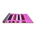 thumbnail image 2 of Ahgly Company Indoor Round Abstract Pink Contemporary Area Rugs, 7' Round, 2 of 4
