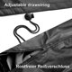 thumbnail image 2 of Protective Cover For Cantilever Parasol, 265 Cm Cover For Sun Parasol / Garden Parasol / Cover Oxford Waterproof, Black, 2 of 5