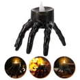 thumbnail image 2 of Halloween Skeleton Lights Decorations, Halloween Candles Lamp Decoration Ornament Indoor Outdoor, Halloween Scary Decor for Home Room Table Outside Yard Lawn Garden Party Supplies, 2 of 8