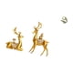 thumbnail image 5 of Estatuas de ciervos, escultura animal de latón y resina, adorno chino, figura Feng Shui, decoración artística de escritorio, ideal para regalar, ofici, 5 of 8