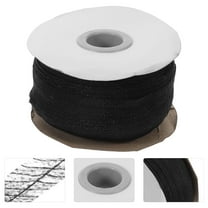 ROSENICE Nonwoven Interfacing Fusible Interfacing Fabric Black 1 Roll 3930.00X0.39X0.04in