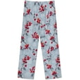 thumbnail image 5 of Top-kevin Women's Pajama Sets Snowy Branches Pattern Long Sleeve Lounge Sets Pjs Sleepwear with Pockets, 5 of 6
