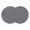 Grey, variant on Blue Pure Color Round Placemats Set of 2 Aesthetics Contemporary Luxury Place Mats Indoor Woven Table Mats Washable Heat-Resistance Braided Dining Table Placemats for Kitchen Party Decor 13 Inch