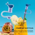 thumbnail image 4 of Straw Cover,Cute Straw Cap,Reusable Food Grade Silicone 8mm Straw Covers Topper, Straw Caps Tips Covers Protector Plugs for Stanley Cup Accessories K9Z4, 4 of 9
