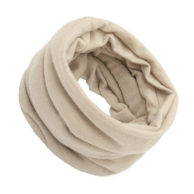 Youkk Mode avant Boucle Tube Accessoire pour n'Importe Quelle Tenue à la Mode Beige