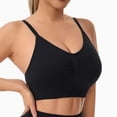 thumbnail image 5 of STARLAN Push up Sports Bras for Women Plus Size Wireless Bras Spaghetti Strap Racerback Seamless Bralette Daily Wear XL, 5 of 5