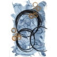 thumbnail image 2 of Lee, Judson 11x14 Gold Ornate Wood Framed with Double Matting Museum Art Print Titled - Sketch Circles I, 2 of 4