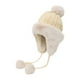 thumbnail image 1 of Gorro de invierno para mujer con orejeras, gorro de piel cálido, gorro de trampero de esquí, 1 of 3