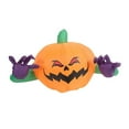 thumbnail image 3 of Calabaza inflable de Halloween con luz, decoración para exteriores, espeluznante, para jardín, 3 of 9