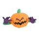 thumbnail image 3 of Calabaza inflable de Halloween con luz LED, decoración de Halloween para exteriores, decoración navideña para césped., 3 of 8