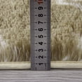thumbnail image 4 of FairOnly Brown 2'x8'Washable Silk Wool Geometric Runner Rug for Bedroom Non Slip Ultra Soft Modern Indoor Rug for Living Room Dining Room, 4 of 7