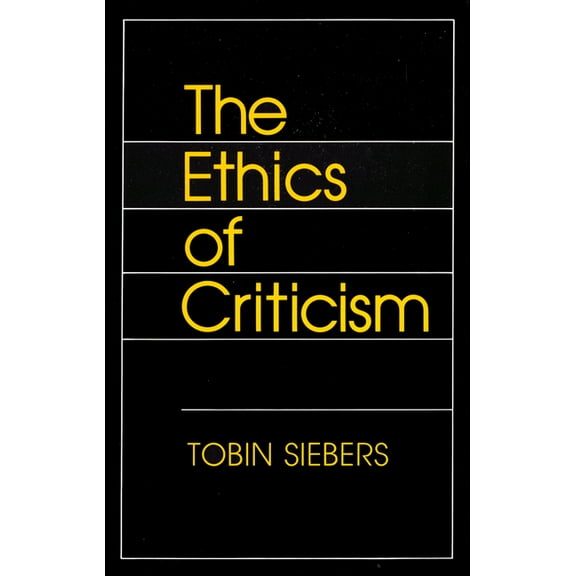 Ethics of Criticism, (Hardcover)