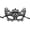 A002- Black (B), variant on Black Masquerade Mask Halloween Mask with Lace Eye Design 9X3 Inch, Scary Halloween for Masquerade Party and Halloween Party Supplies, Masquerade Mask for Women Mask Gift for