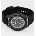 thumbnail image 3 of 42mm Montres Carlo Men's Fashion Silicone Sports Band Dress Quartz Luxury Watch (Black), 3 of 4