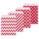 thumbnail image 1 of Uxcell 100Pcs Bolsas de Papel Kraft, 7" x 5" Bolsas de Caramelo Impermeables, Bolsas de Favor Planas, Bolsas de Regalo Pequeñas, Rojas, 1 of 6
