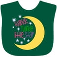 thumbnail image 3 of Inktastic Twinkle Twinkle Little Star with Yellow Moon Boys or Girls Baby Bib, 3 of 4