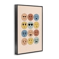 thumbnail image 4 of Stupell Industries Various Expression Smileys Novelty Painting Black Framed Art Print Wall Art, 12 x 18, 4 of 10