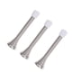 thumbnail image 5 of Inteprter 3 uds Tope de puerta de resorte resistente al desgaste Protector de pared a prueba de herrumbre soporte de puertas autoadhesivo Plata 2Conjunto, 5 of 6