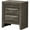 Gray, variant on Maklaine Contemporary Engineered Wood 3 Drawer Nightstand in Gray