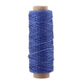 thumbnail image 2 of Hilo plano encerado para coser cuero, resistente, de 1 mm de grosor, 50 metros (azul real), 2 of 2