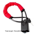 thumbnail image 4 of Cerradura Giratoria para Volante Coche Hebillas Seguridad Antirrobo () Roja, 4 of 6