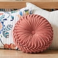 thumbnail image 2 of Levtex Home - Eleni - Decorative Pillow (16in. round) - Round - Coral - Coral, 2 of 3