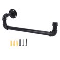 thumbnail image 1 of EIGTHTAIL Industrial Pipe Towel Bar Heavy Duty Rustic Style Bathroom Towel Rack, 1 of 6