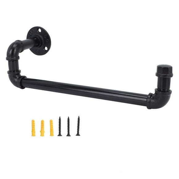 EIGTHTAIL Industrial Pipe Towel Bar Heavy Duty Rustic Style Bathroom Towel Rack