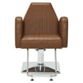 thumbnail image 6 of BarberPub Brown Salon Chair for Hair Stylist, Hydraulic Barber Chair for SPA&Home Salon, Barbershop, 6 of 11