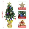 thumbnail image 3 of Tabletop Christmas Tree With Led Lights Christmas Outdoor Indoor Decoration OrnamentGreen45X14CM, 3 of 3