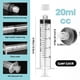 thumbnail image 2 of Jeringa Hyddeb Luer Lock de 20 ml con tapa y tubo de plástico blando x10, 2 of 7