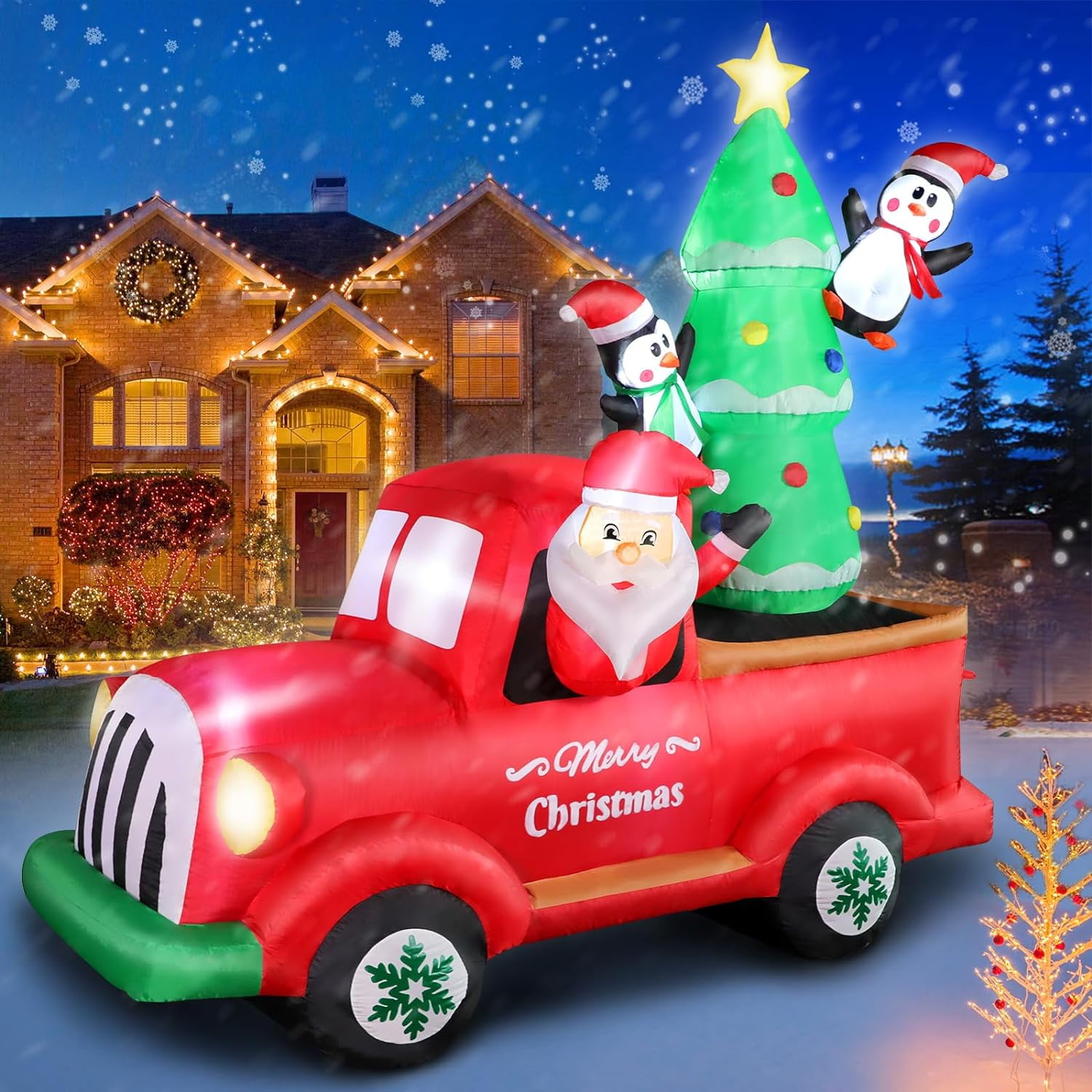 洋書 Portable Holidays: man&Santa 8ft Tall Santa Hippie Van | Holiday Inflatable | Holidayana
