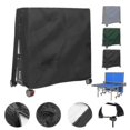 thumbnail image 2 of Outdoor Waterproof And Dustproof Table Tennis Table Cover Table Tennis Table Cover 165x70x185cm S20green, 2 of 5