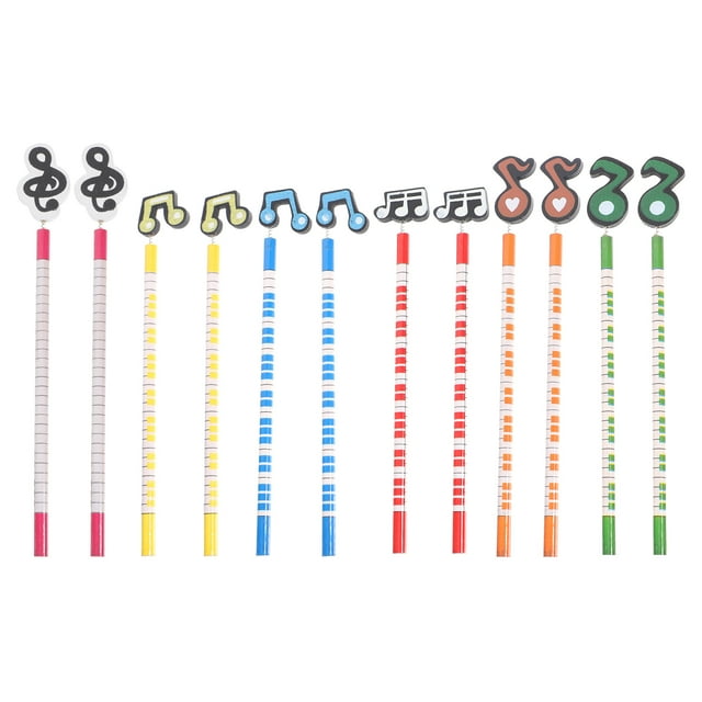 Crayons Motivationnels pour Étudiants Crayons Couleurs Assorties Artistes Design Artistique 12 Pcs