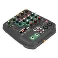 thumbnail image 4 of Domqga Mini Audio Mixer,DJ Console Mixer,F4‑MB Portable Mini Mixer 4 Channel DJ Audio Mixer Sound Board Console For PC Recording Singing Webcast Party, 4 of 8