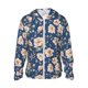 thumbnail image 1 of Balery Flower Sudadera ligera de manga larga con capucha y protección solar UPF 50+ para hombre y mujer, ideal para pesca y running-Small, 1 of 7
