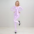 thumbnail image 4 of ANINEO High Stretch Unisex Full Body Catsuit Zentai Jumpsuit Shiny Smooth Transparent Bodysuit Comfort Clothes, 4 of 5
