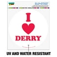 thumbnail image 2 of IT: Chapter 2 I Love Derry Automotive Car Window Locker Circle Bumper Sticker, 2 of 7