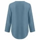 thumbnail image 5 of ICHUANYI ClearanceWomen's Summer Long Sleeve Zip Casual Tunic V-Neck Rollable Blouse Tops(Blue, XXL) ICHUANYI WER20232080501657, 5 of 7