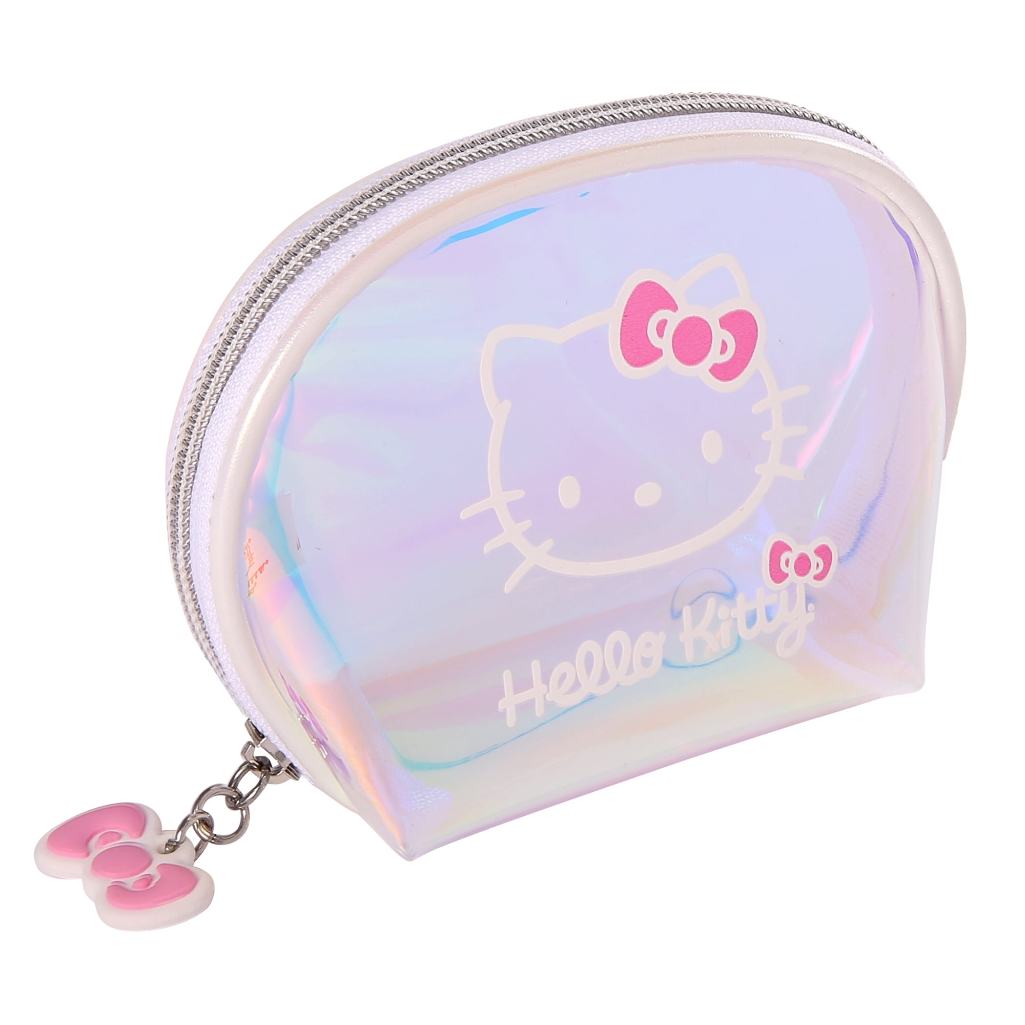 Hello Kitty Official License Large and Small Clear Cosmetic Travel Bags